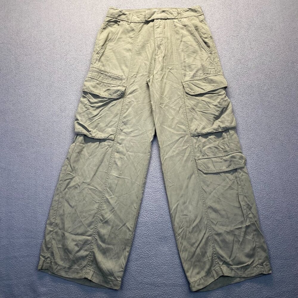 SO Military Cargo Pant‎ Green,Wide Leg  Women's Size 11/30W,Soft,Kohl's,Outdoor